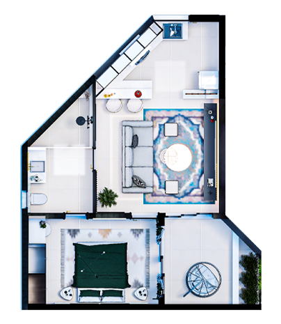 1 Bedroom Apartment (Type 1)