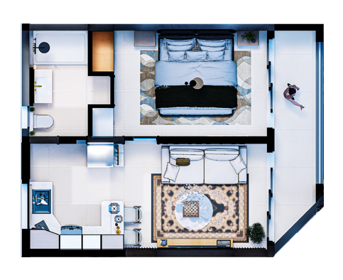 1 Bedroom Apartment (Type 1)